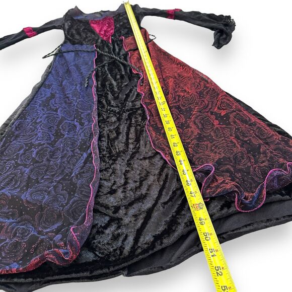 Halloween Dress Renaissance Maiden Vampire Gothic Costume Sz Small/Medium - Picture 11 of 13